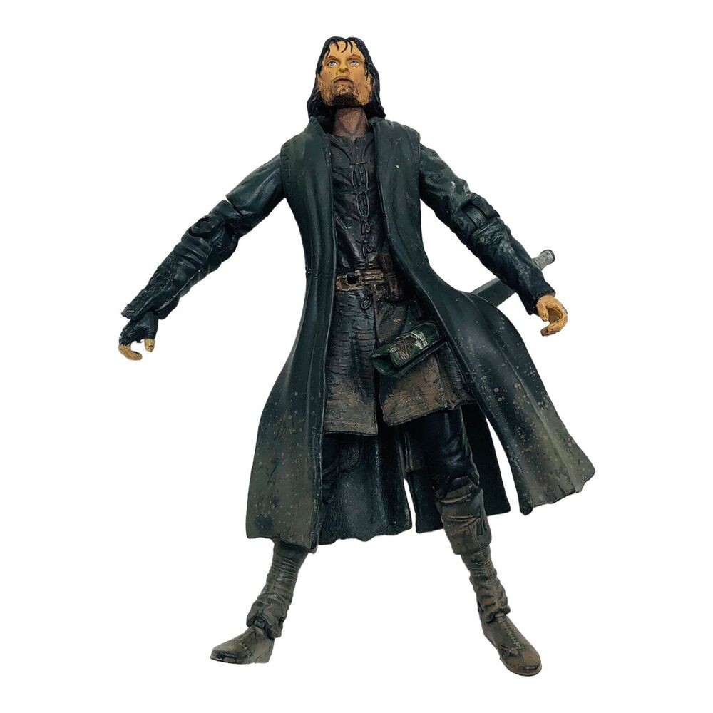 VTG Lord of the Rings Aragorn 6" Action Figure Marvel 2001 LOTR First Wave